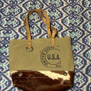 Like New Myra Canvas Tote